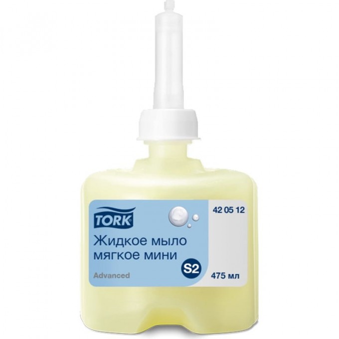 Мыло жидкое TORK PREMIUM S2 475 мл желтое, картридж для диспенсера PX-420512