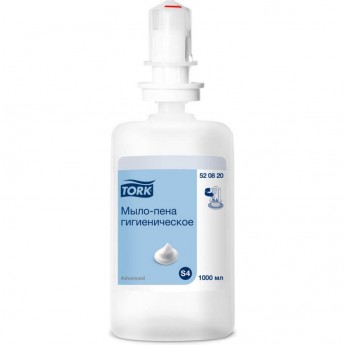 Мыло-пенка ТОРК ADVANCED ПХ-520820 1 л S4 гигиеническое прозрачный картридж для диспенсера