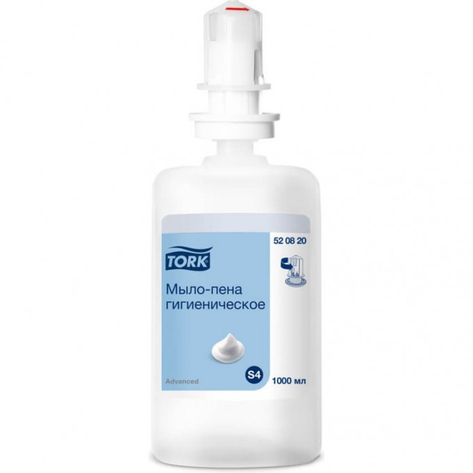 Мыло-пенка ТОРК ADVANCED ПХ-520820 1 л S4 гигиеническое прозрачный картридж для диспенсера PX-5208201