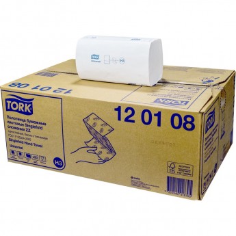 Полотенце бумажное листовое TORK UNIVERSAL 250 лист/уп 1/1 20 шт/уп Полотенце бумажное листовое TORK UNIVERSAL 250 лист/уп 1/1 20 шт/уп