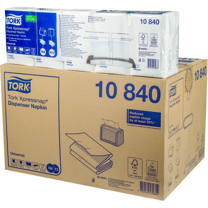 Салфетка бумажная TORK Universal 40 шт/уп 1/1 T-10840n
